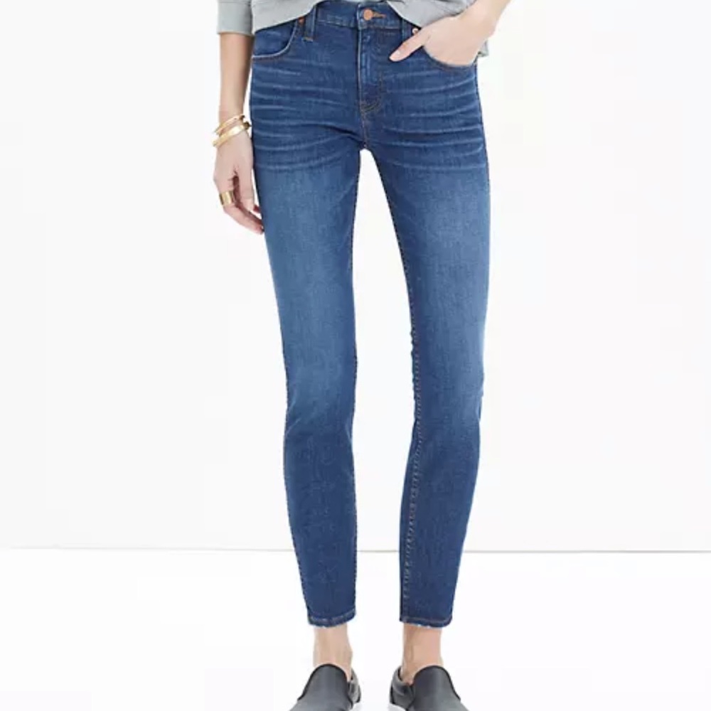 Madewell 9” cropped skinny hi rise. Never worn.